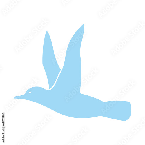 Albatross bird icon vector illustration symbol