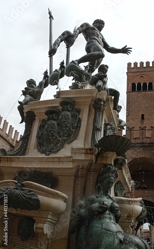 italy.Bologna cosmopolitan city to be discovered. With rich history, art, architecture, music, culture and cuisine. Oldest university in the world. Historic center with 38 km arcades. Gothic and medie photo