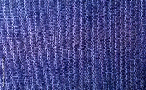 Fabric Overlay. Texture Of Weaving Fabric. Nice Background For Card, Poster Or Website. Abstract Picture in Blue Color.