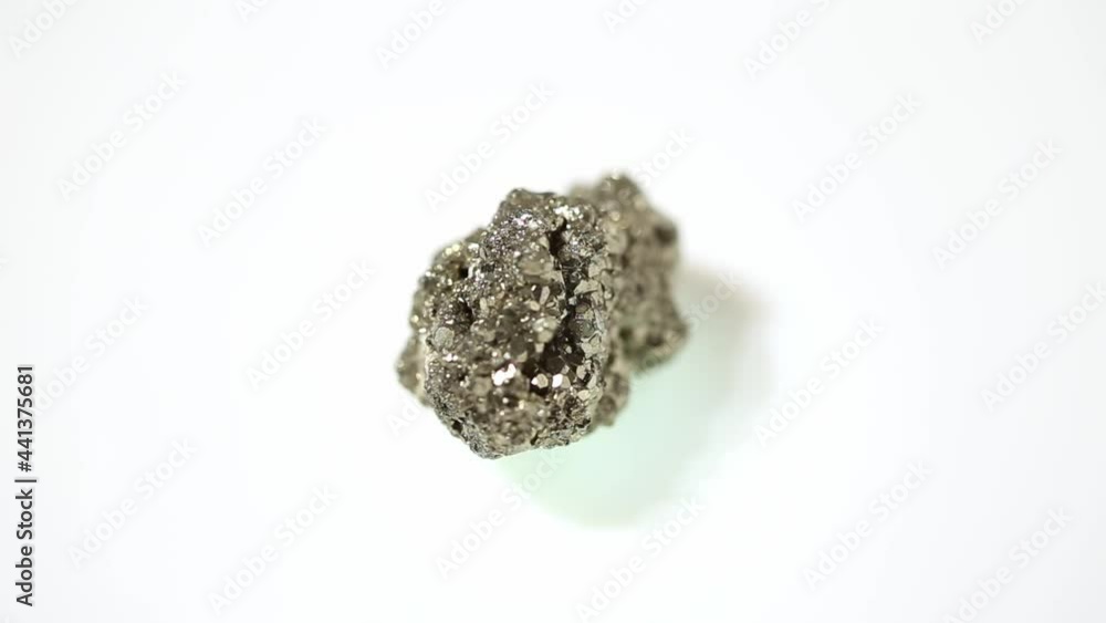 natural pyrite rough gemstone on the background natural pyrite rough gemstone on the background