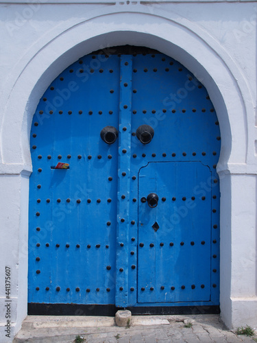traditional carved door, Tunez, sidi bou said