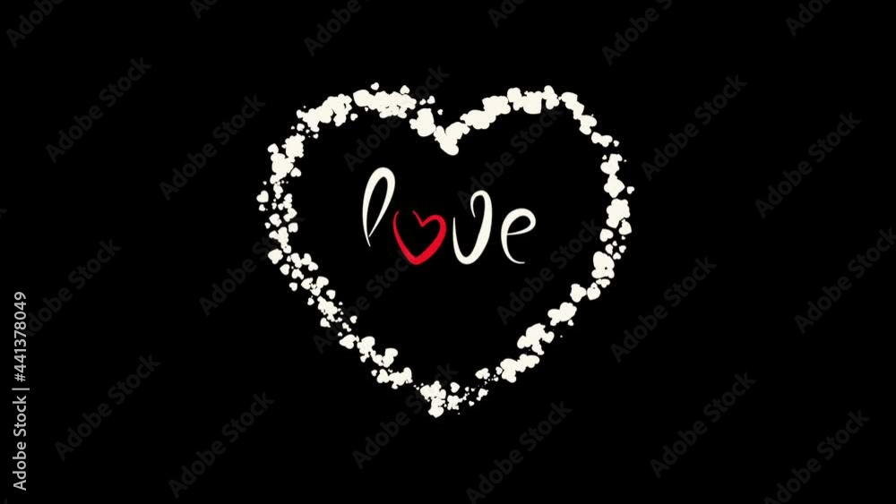 Valentine's day, Birthday, Wedding Day Heart Particles. With Alpha Luma Matte Channel. Valentine's day, Birthday, Wedding Day Heart Particles. With Alpha Luma Matte Channel.