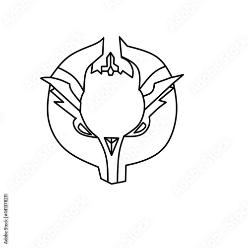 unique logo graphic design vector illustration