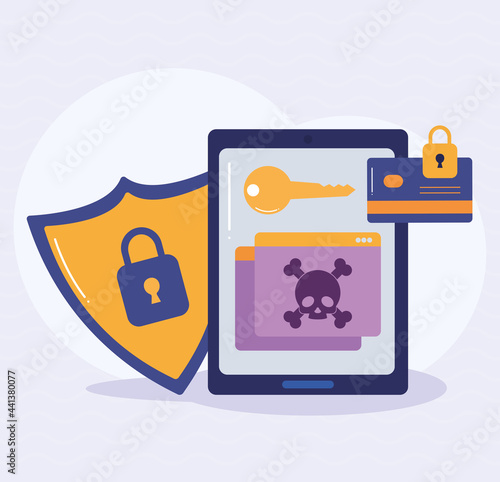 illustration of cyber security