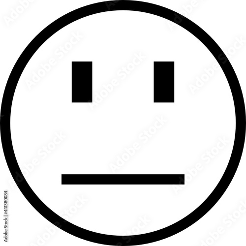not bothered outline icon