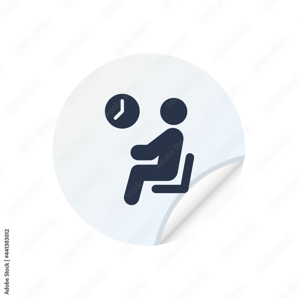 Waiting - Sticker