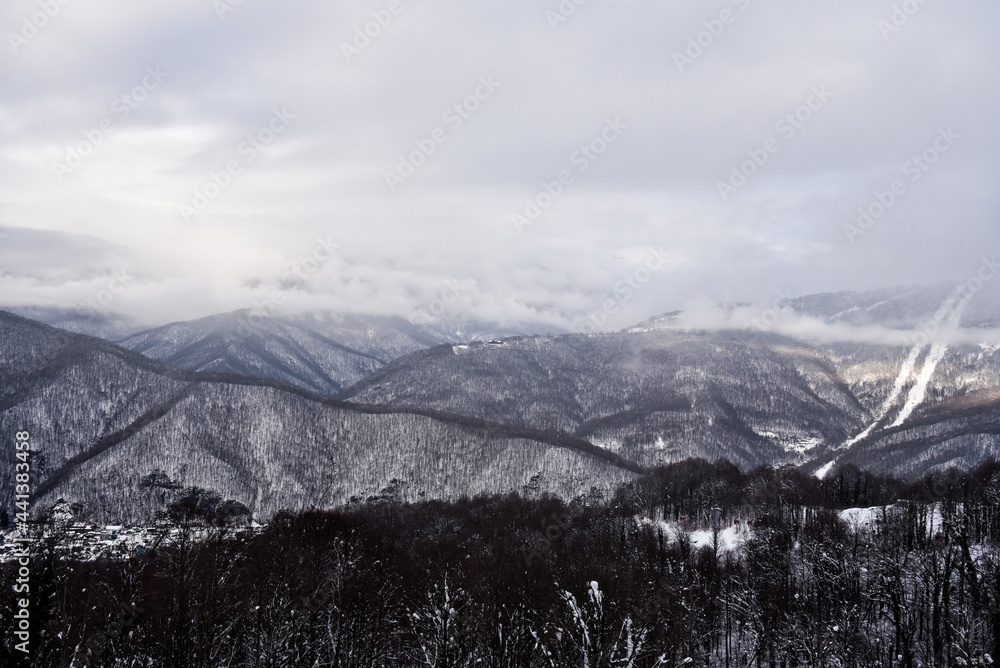 winter mountain landscape