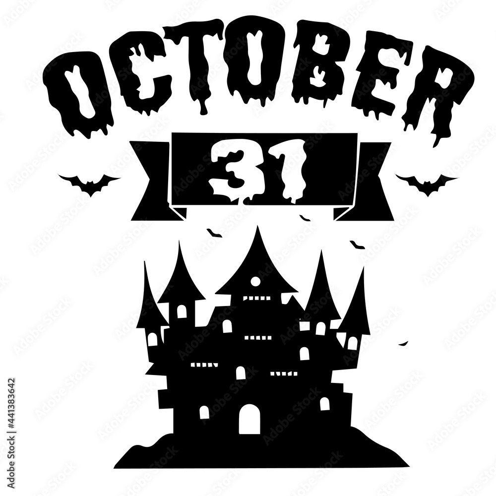 october 31 halloween inspirational quotes, motivational positive quotes, silhouette arts lettering design