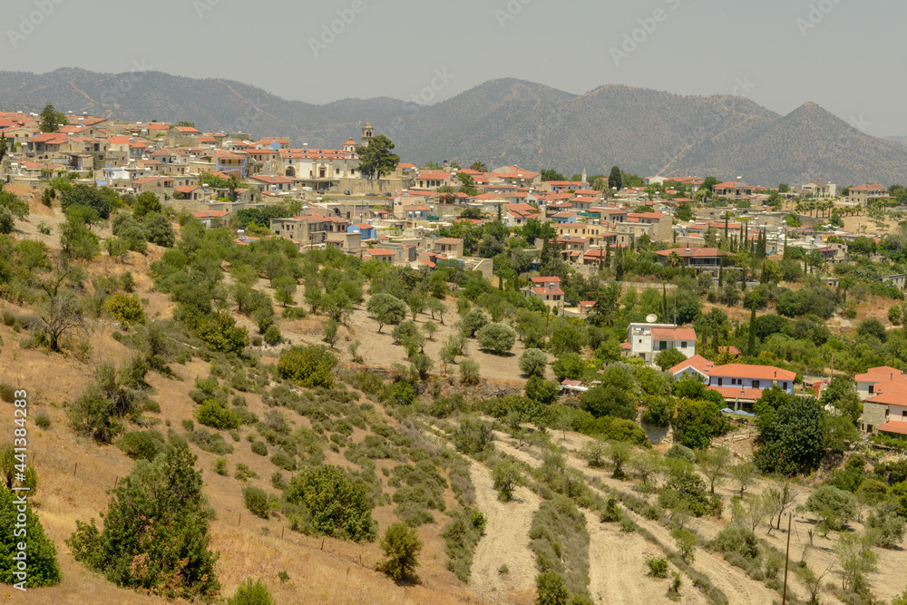 The mountain village of Lefkara in Cyprus