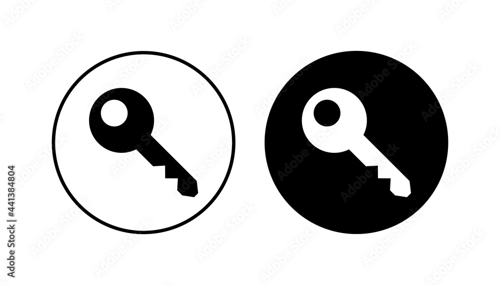 Key icon set. Key vector icon. Key symbol Key icon set. Key vector icon. Key symbol