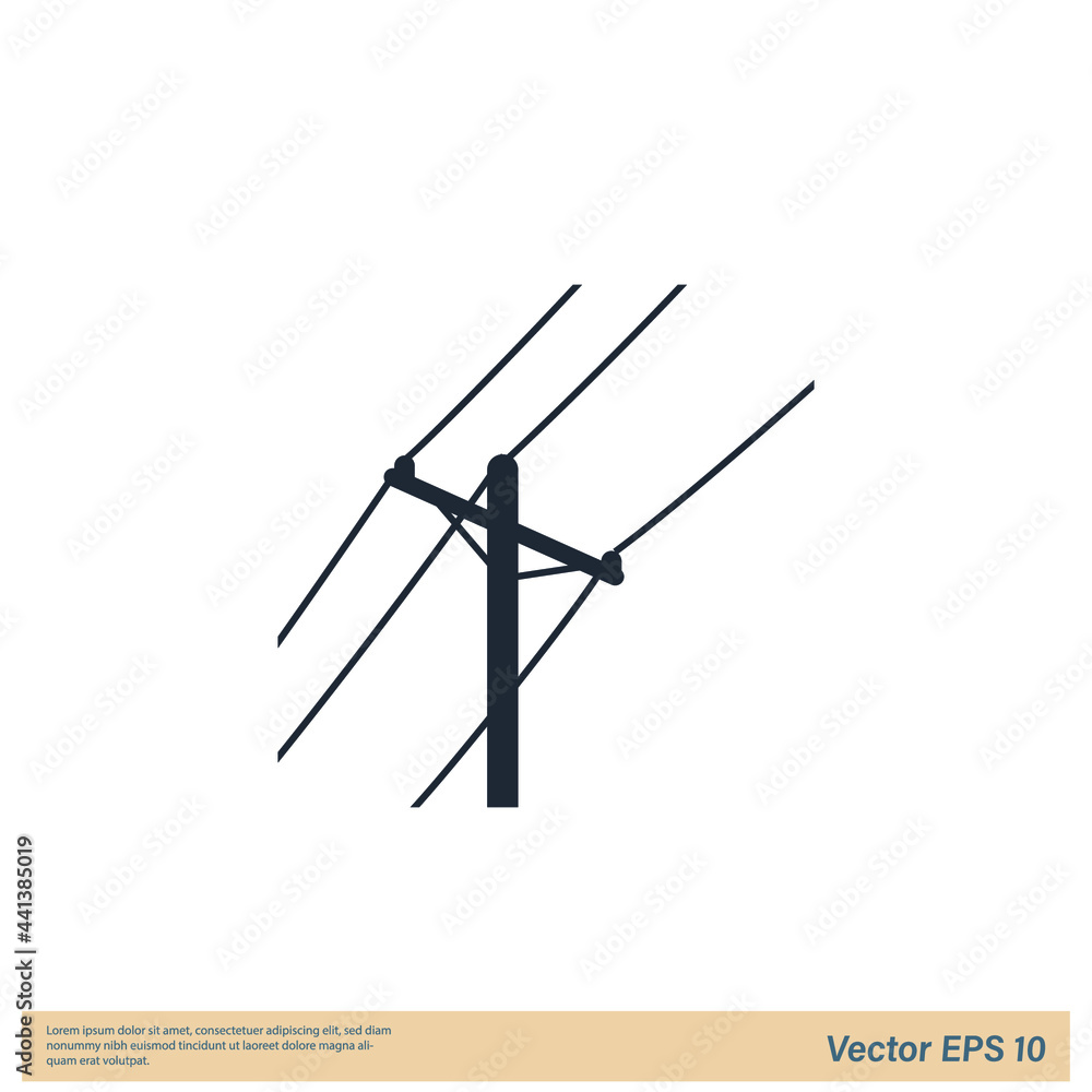 power pole icon vector illustration power pole icon vector illustration