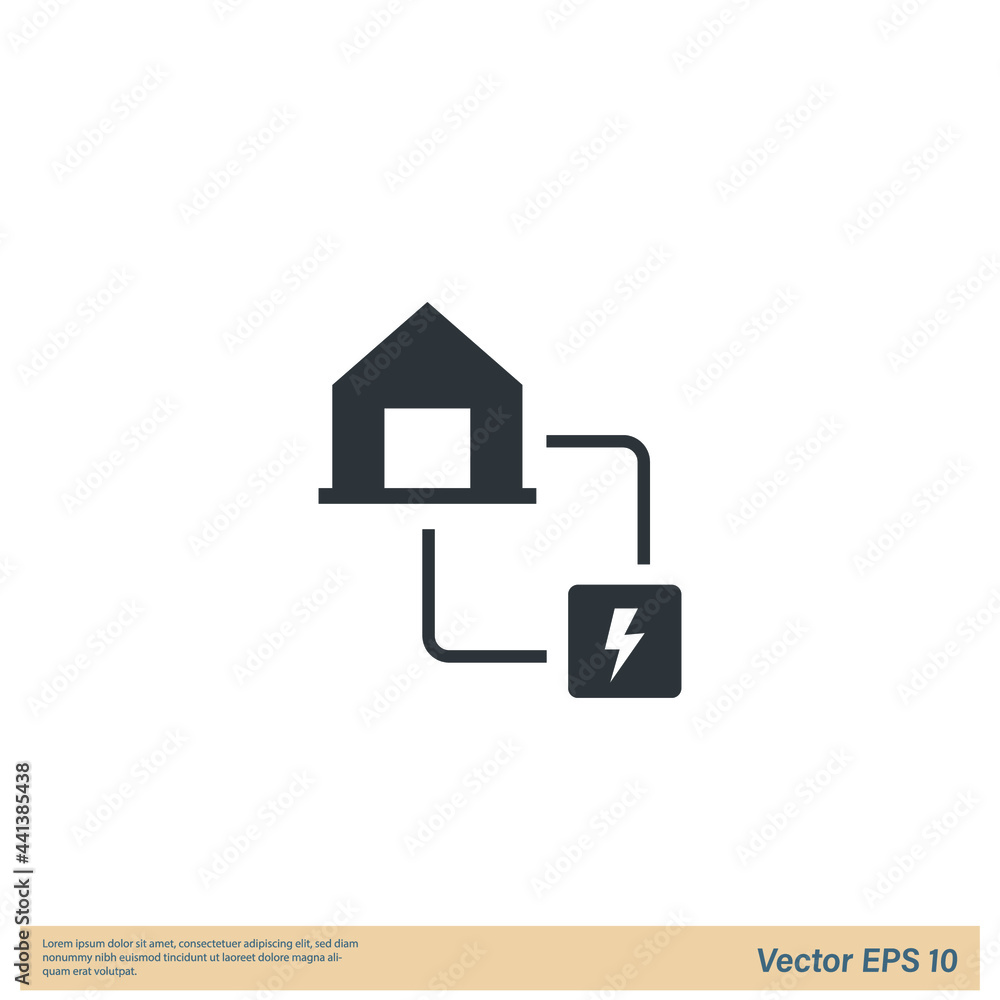 power supply icon vector logo template power supply icon vector logo template