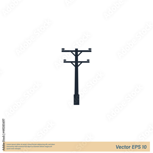 power pole icon illustration