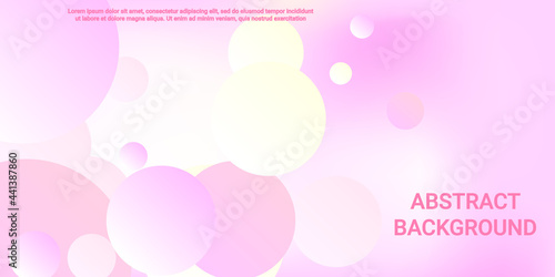 Background picture with balls for banner design.