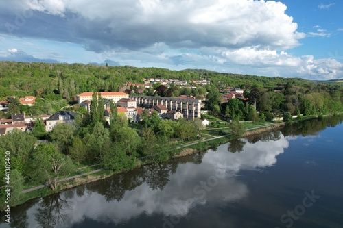 Vue A  rienne de l Aqueduc Romain    Jouy-aux-Arches  Moselle France 