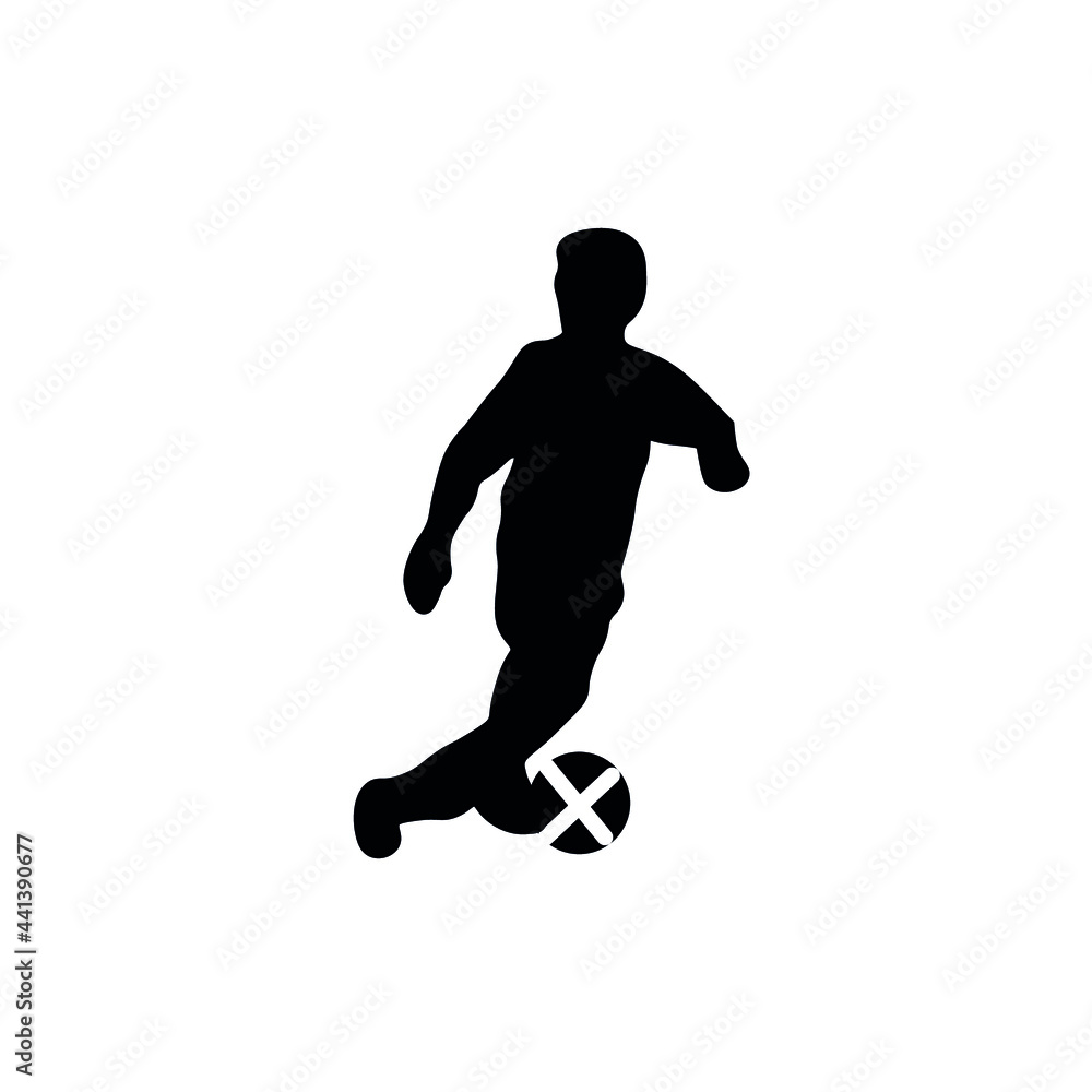 silhouette of a player