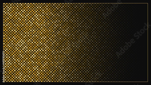 Abstract vintage halftone horizontal template