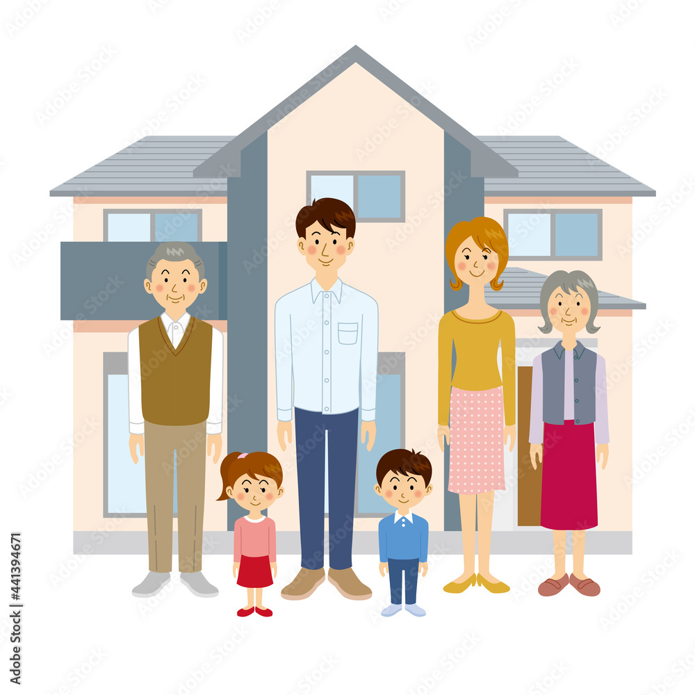 持ち家と家族の集合