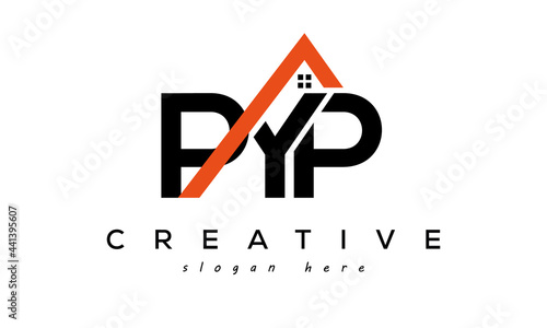 initial PYP letters real estate construction logo vector	
 photo