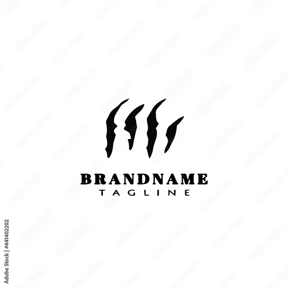 scratch mark logo icon design template vector illustration scratch mark logo icon design template vector illustration