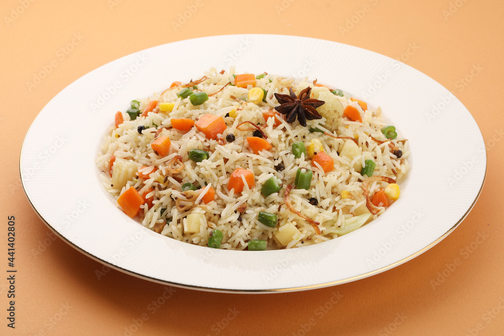 vegetable biryani, Lunch vegetable biryani, Lunch
