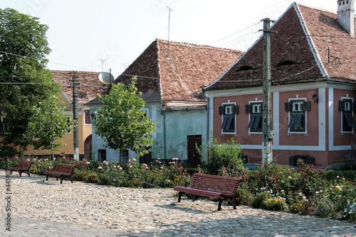 Domy w rumuńskiej wsie Biertan, 2007