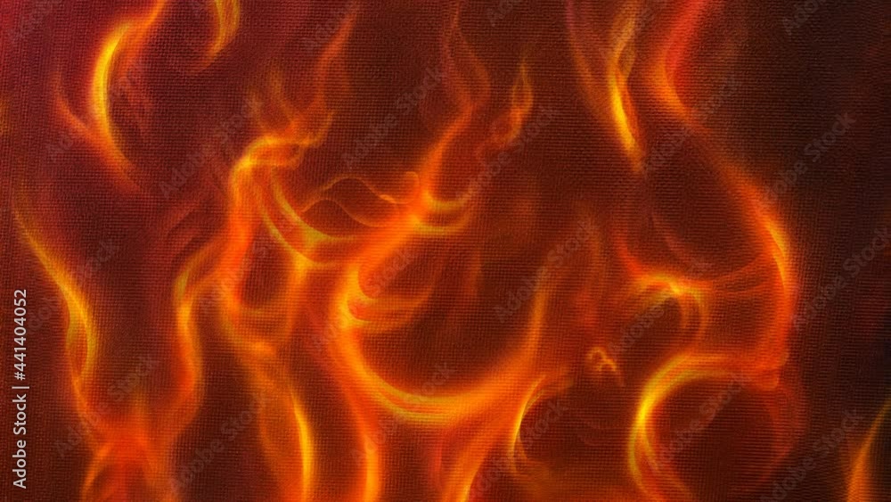 Fire flames background, original painting Fire flames background, original painting