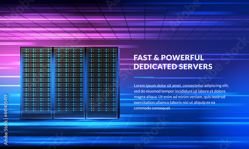 Fast and powerful dedicated servers template