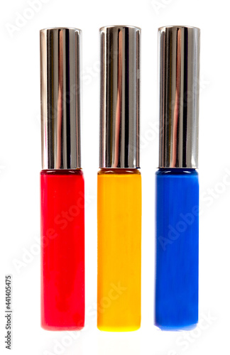 nail polish isolated on white