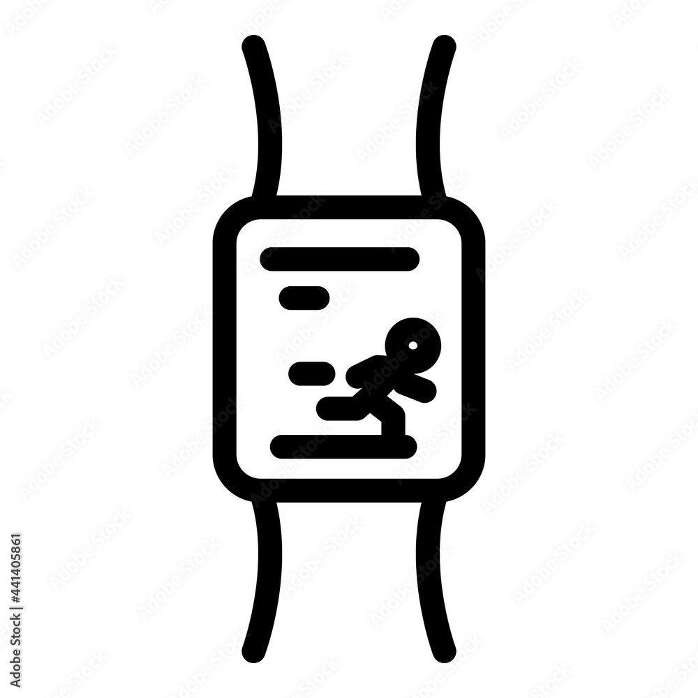 Runner app icon. Outline Runner app vector icon for web design isolated on white background Runner app icon. Outline Runner app vector icon for web design isolated on white background