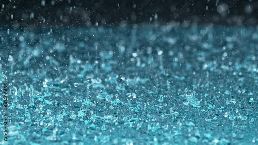 Super slow motion of dark water drops in detail. Filmed on high speed cinema camera, 1000 fps. Super slow motion of dark water drops in detail. Filmed on high speed cinema camera, 1000 fps.