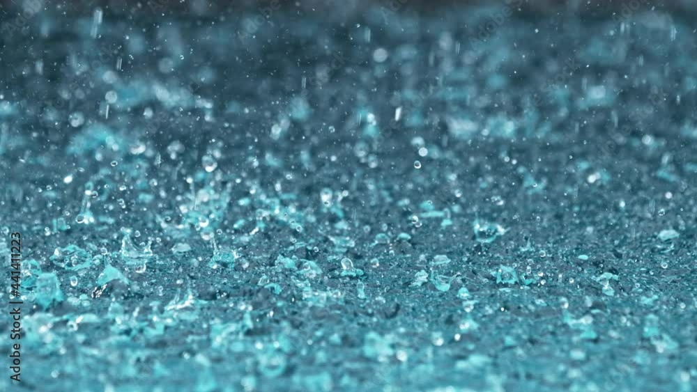 Super slow motion of dark water drops in detail. Filmed on high speed cinema camera, 1000 fps. Super slow motion of dark water drops in detail. Filmed on high speed cinema camera, 1000 fps.