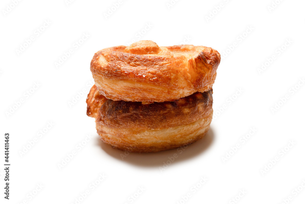 Tasty puff isolated on a white background. Tasty puff isolated on a white background.