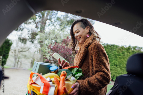 Checking in With her Friends