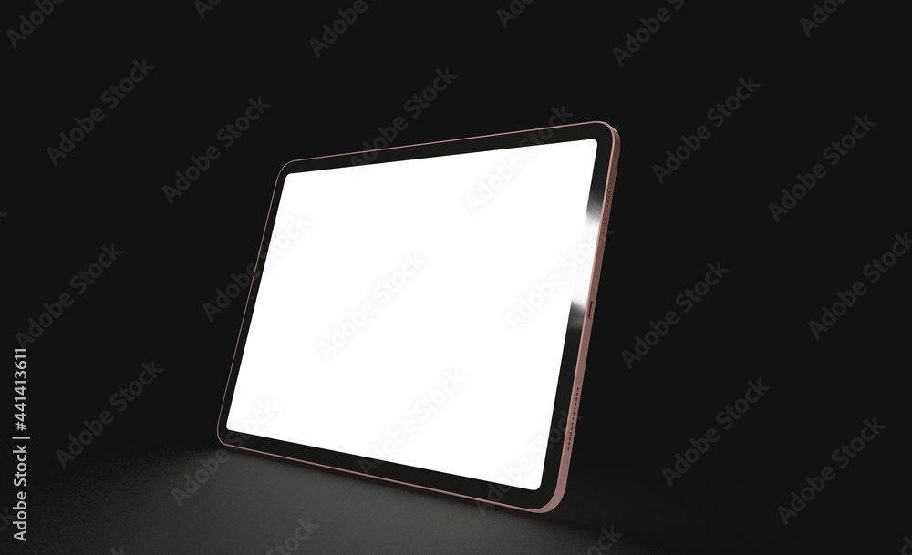 Tablet pc computer with blank screen 3d Tablet pc computer with blank screen 3d