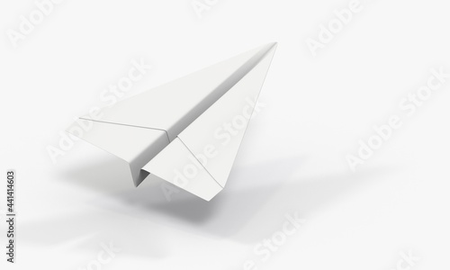 fly plane paper in 3d © vegefox.com
