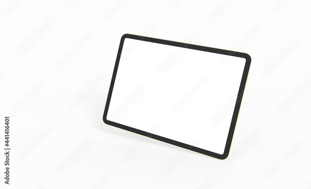 Tablet pc computer with blank screen 3d Tablet pc computer with blank screen 3d