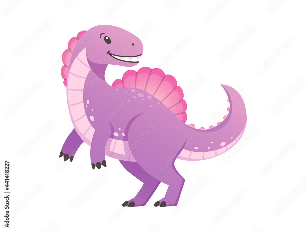 Fototapeta premium Cute Dinosaur Illustration