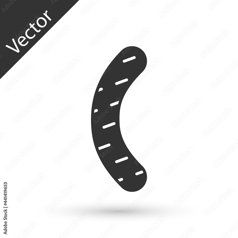 Grey Nail file icon isolated on white background. Manicure tool. Vector Grey Nail file icon isolated on white background. Manicure tool. Vector