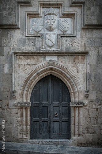 Rhodes Street of the Knights Arch Doorway