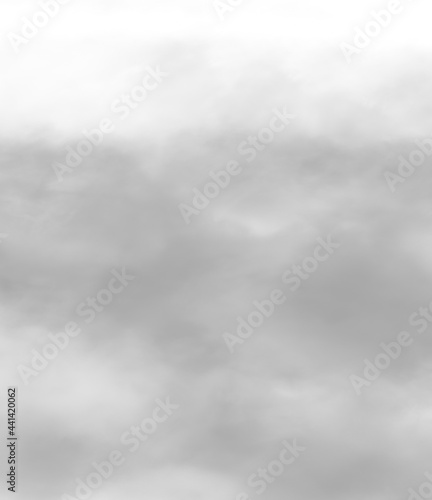 Cloud, fog or smoke isolated on white background. Royalty high-quality free stock photo image of black cloudiness, clouds, mist or smog background