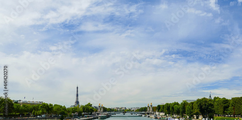 Seine Panorama Paris France  © pusteflower9024