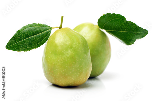 Wallpaper Mural Pink guava isolated on white background Torontodigital.ca