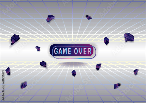 Game zone game icon background vector