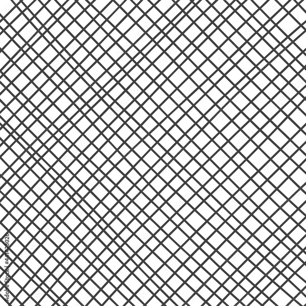 Fototapeta premium Hand drawn abstract pattern with hand drawn lines, strokes. Set of vector grunge brushes. wavy striped, Vector EPS 10 illustration