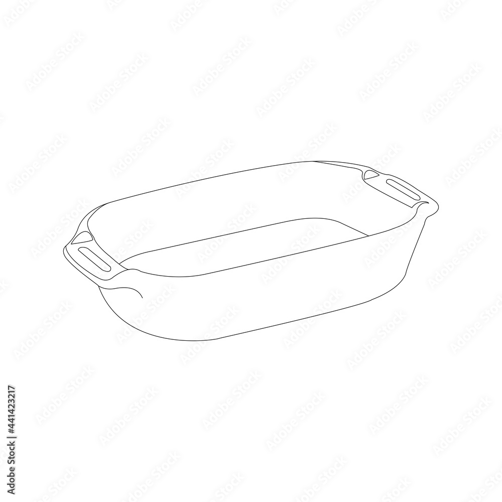 Fototapeta premium Leslie Baking Dish use for kitchen