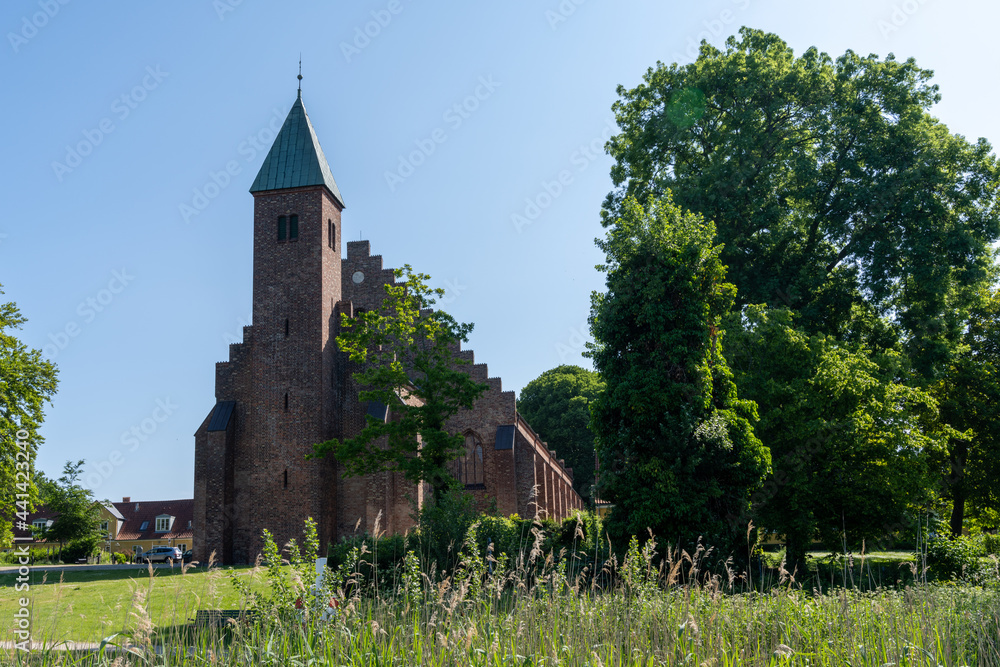 view of the Maribo cathedral on the Danish island of Lolland
