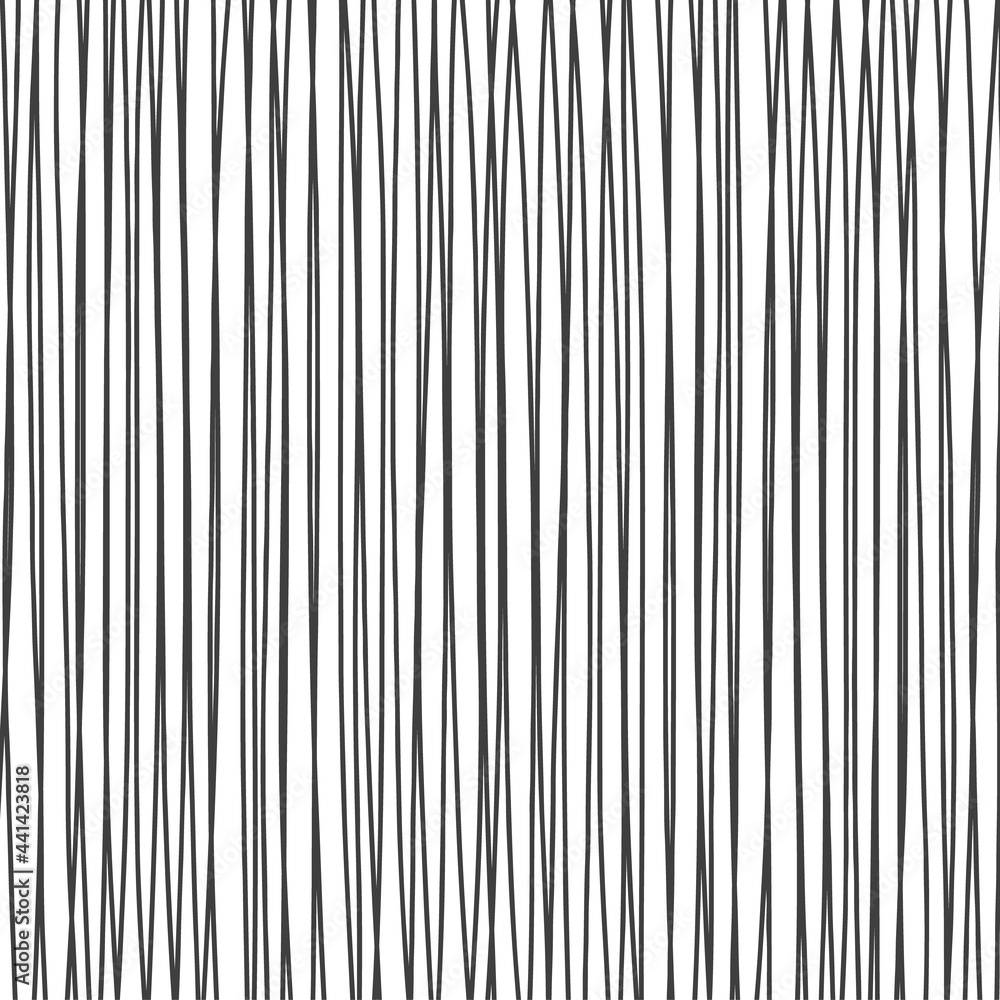 Hand drawn abstract pattern with hand drawn lines, strokes. Set of vector grunge brushes. wavy striped, Vector EPS 10 illustration