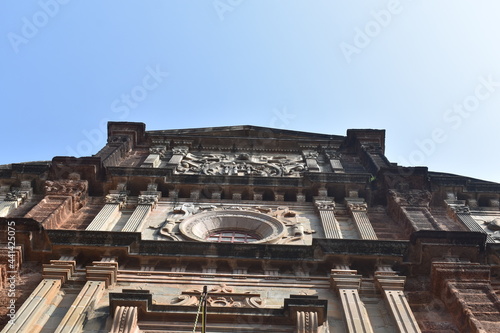 Basilica of bom jesus church in goa taken from lower angle photo