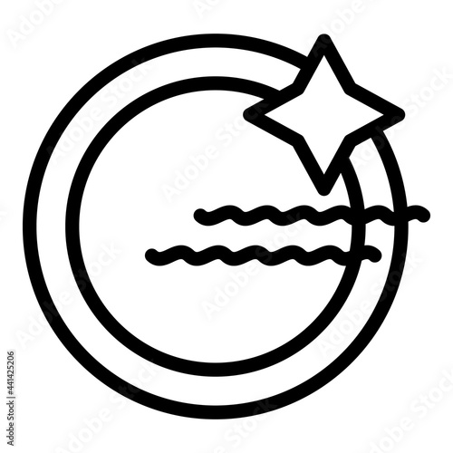 Repair dishwasher water icon. Outline Repair dishwasher water vector icon for web design isolated on white background